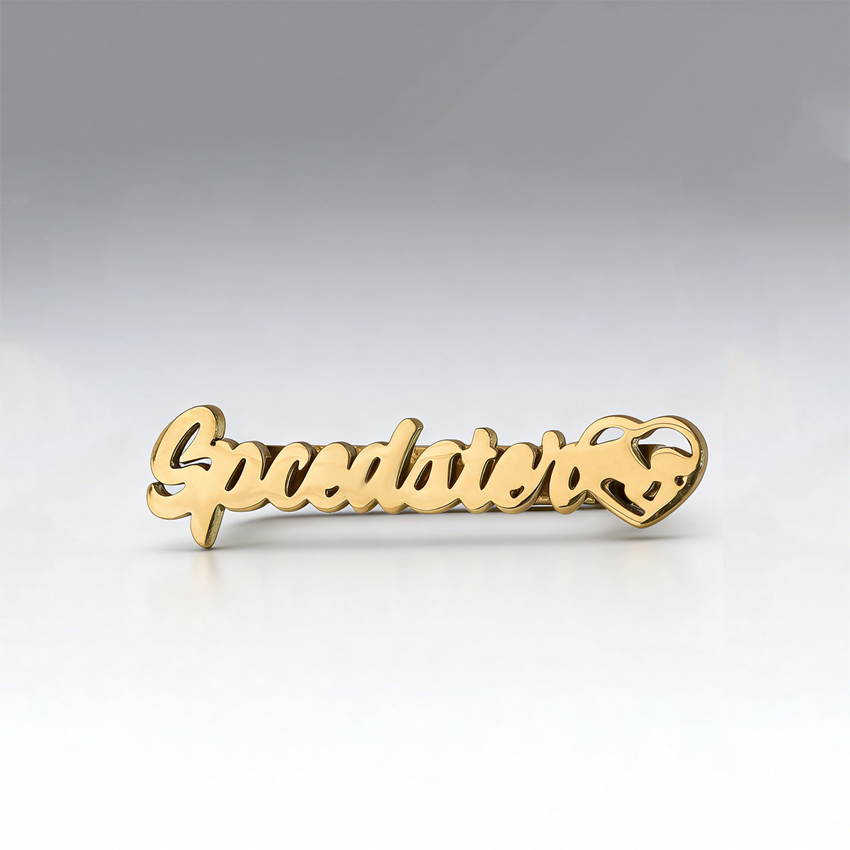 Smartwatch Custom - Gold Stainless Steel Custom Letter Watch