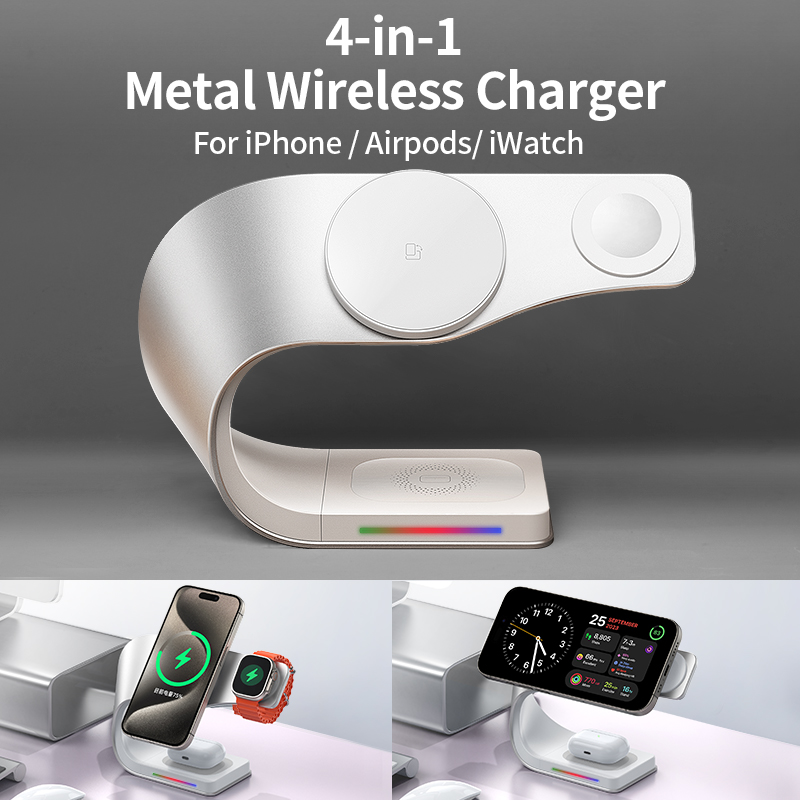 Smartwatch Ac - Metal Shell 4 in 1 Wireless