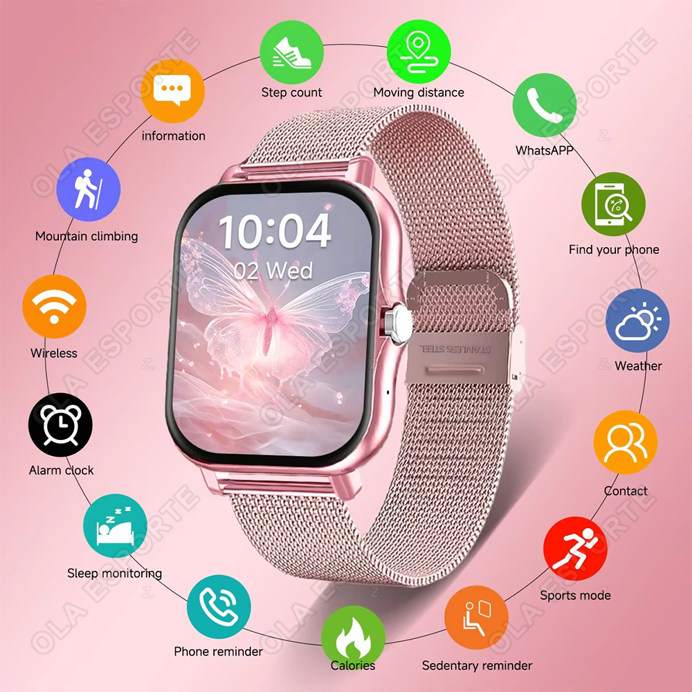 Smartwatch Id - New Smartwatch 1.83'' HD Screen Heart
