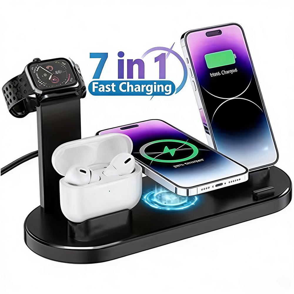 Wireless Charger Watch - 30W 7 in 1 Wireless Charger