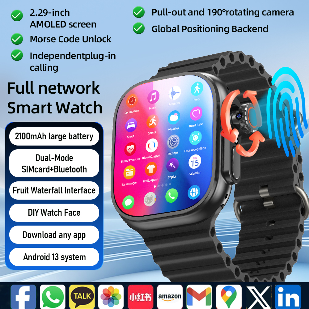 Smartwatch Nexus - DW200 Smartwatch Men WIFI Touch ID