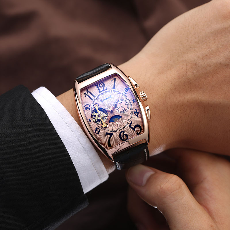 Smartwatch Nexus - Men’s* Automatic Mechanical Watch Barrel Shape