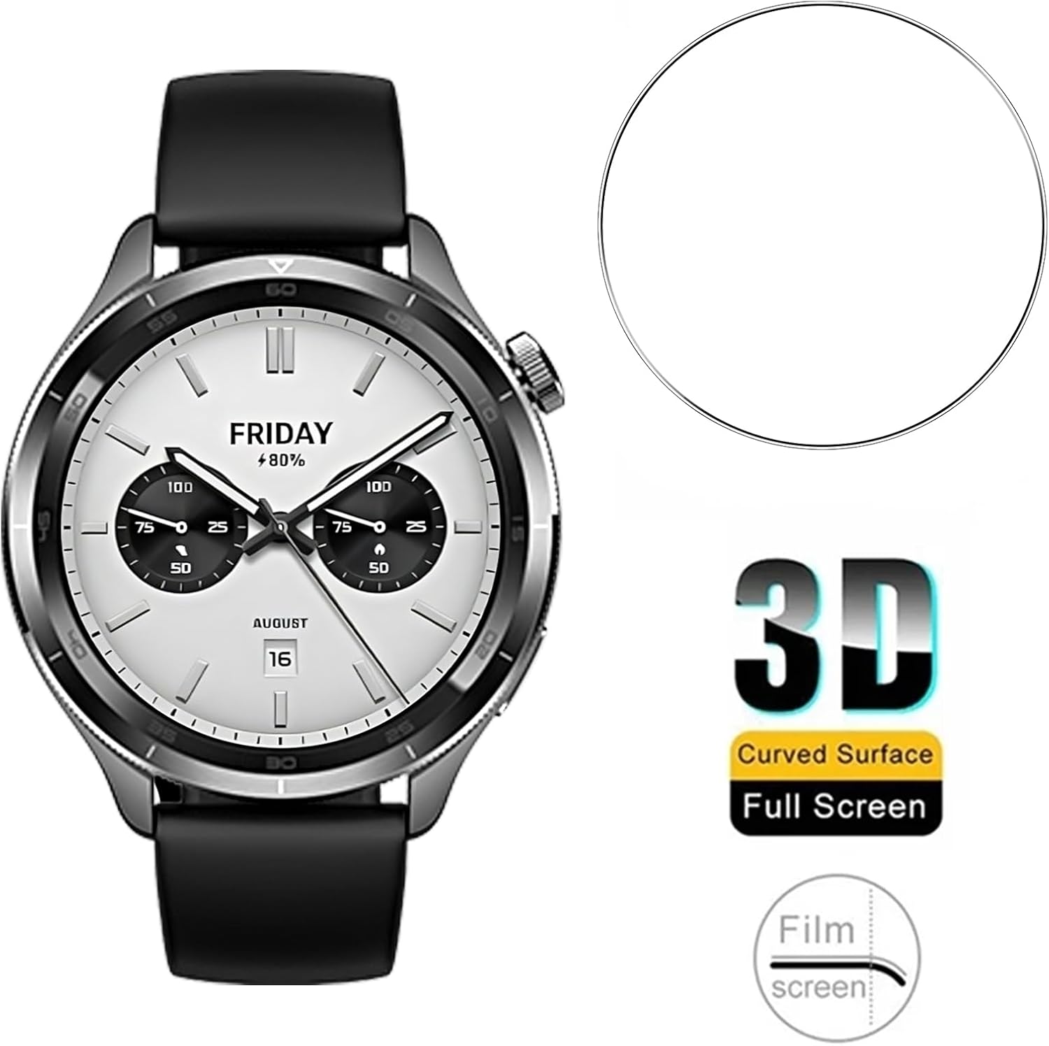 3PCS Tempered Glass Smartwatch – Xiaomi Smartwatch Accessories Bewertung und Preis