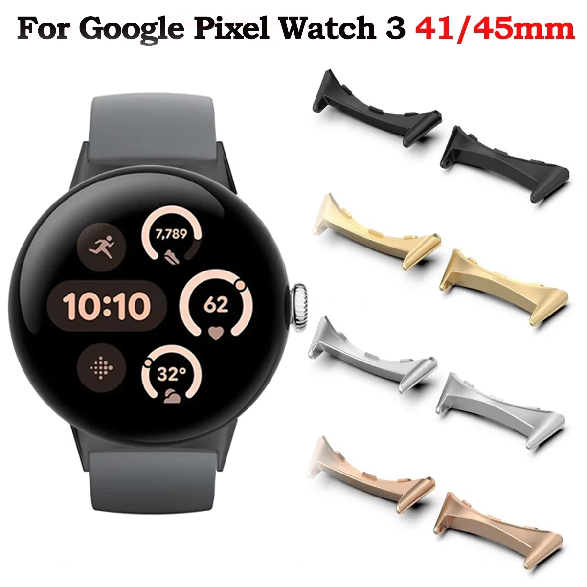 2pcs Watch Strap Connector Ada – Watch Band Connector Bewertung und Preis
