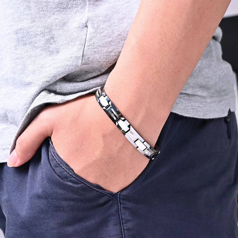 10mm Havey Punk Black Ceramic  – Ceramic Link Bracelet Bewertung und Preis