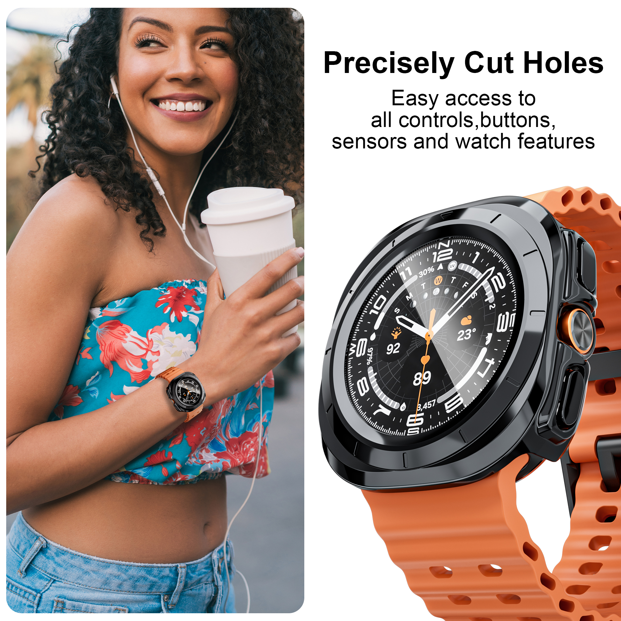 Case for Samsung Galaxy Watch  – Smartwatch Band Accessories Bewertung und Preis