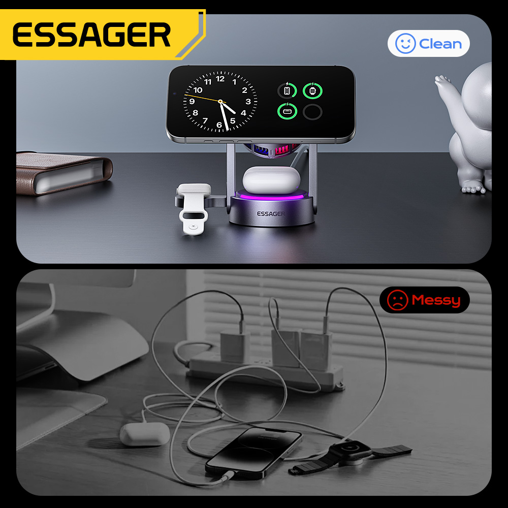 Essager 3 in 1 Magnetic Wirele – Smartwatch Ac Bewertung und Preis
