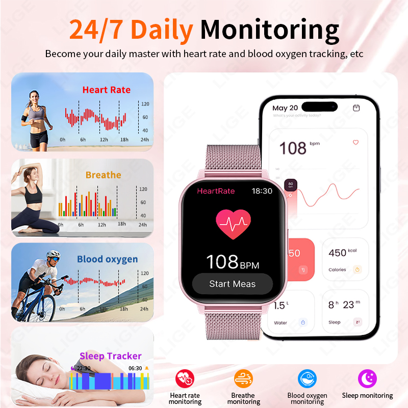 New 1.83‘’ HD Screen Fashion S – Smartwatch Custom Bewertung und Preis