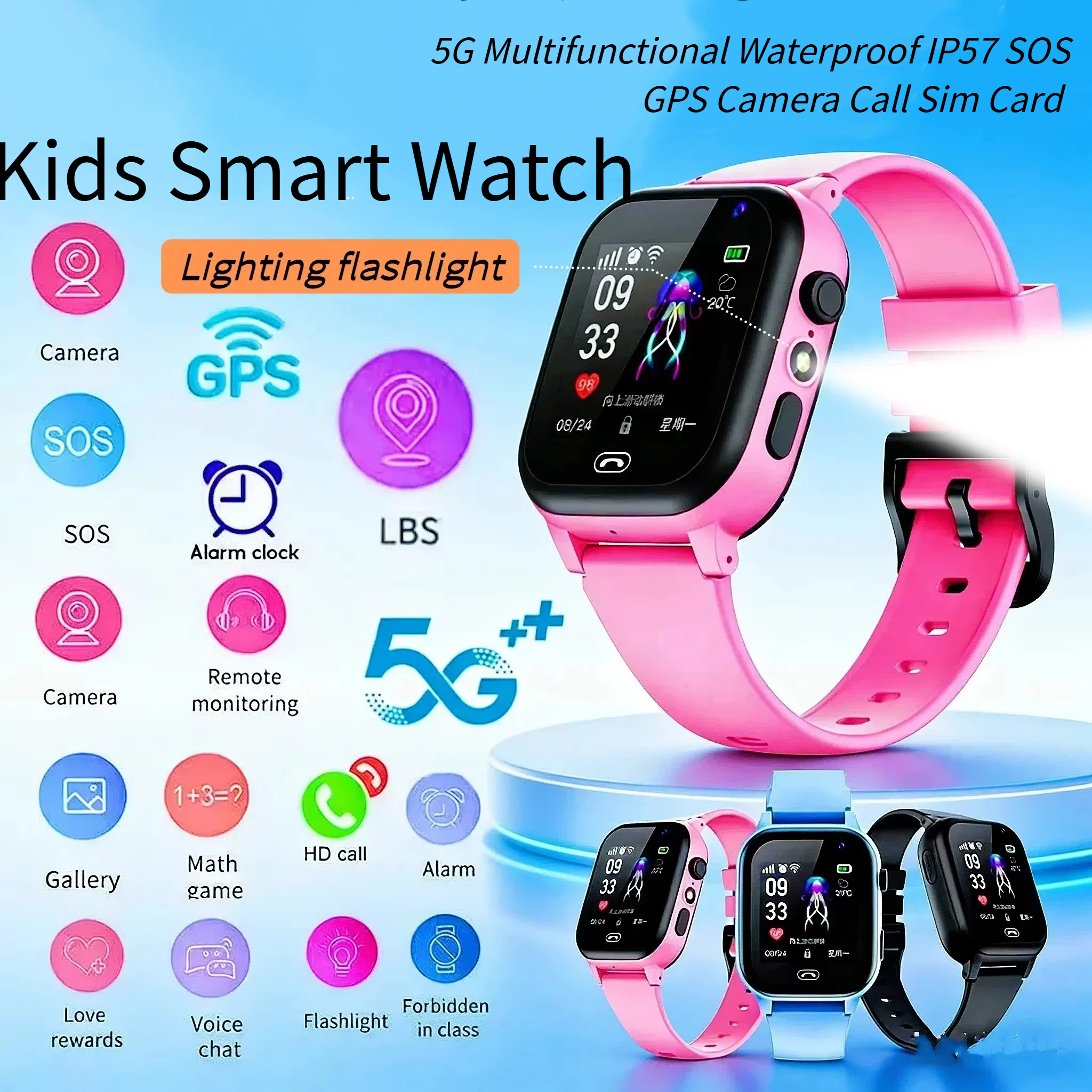 Lenovo Kids Smart Watch 5G GPS – Smartwatch Id Bewertung und Preis