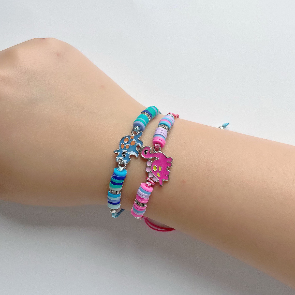 12Pcs Bohemian Style Colorful  – Ceramic Link Bracelet Bewertung und Preis