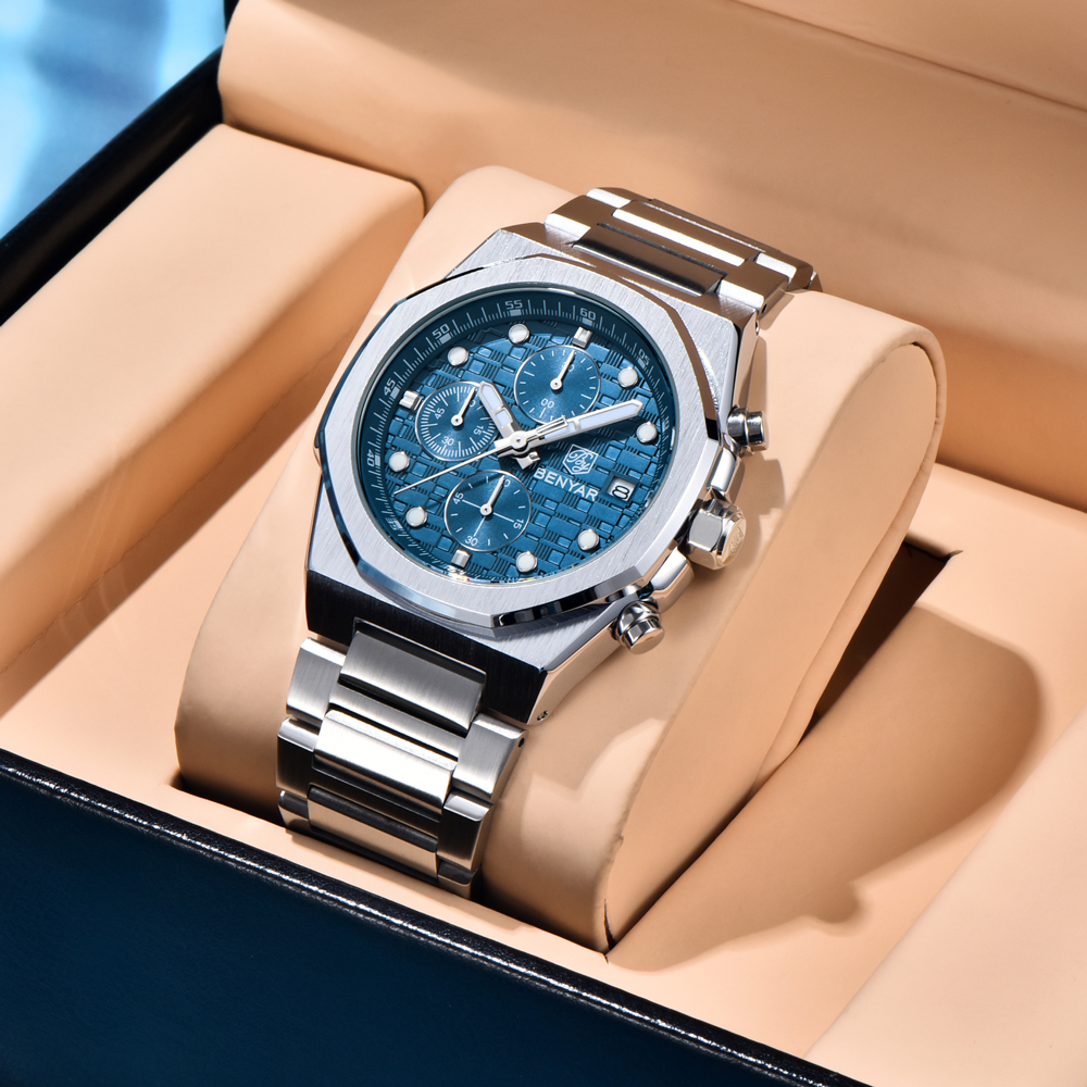 2025 New BENYAR Men's Watches  – Accessories With Watch Bewertung und Preis