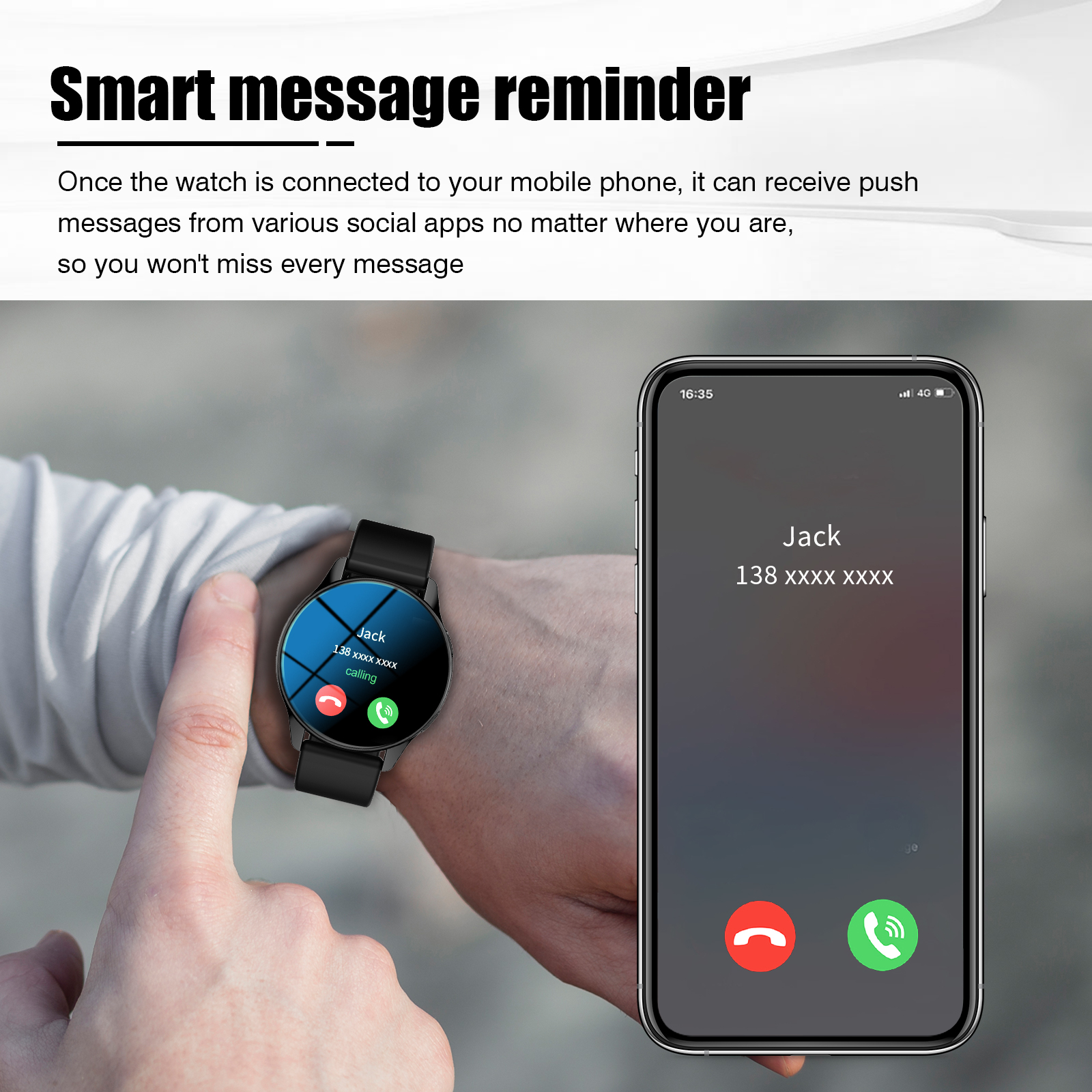 Smartwatch, Wireless Calling/D – Smartwatch Custom Bewertung und Preis