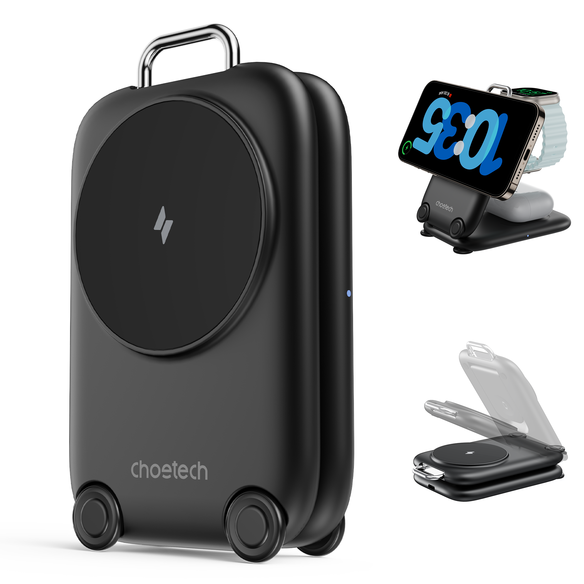 3-in-1  Travel Fast Charge Wir – Wireless Charger Watch Bewertung und Preis