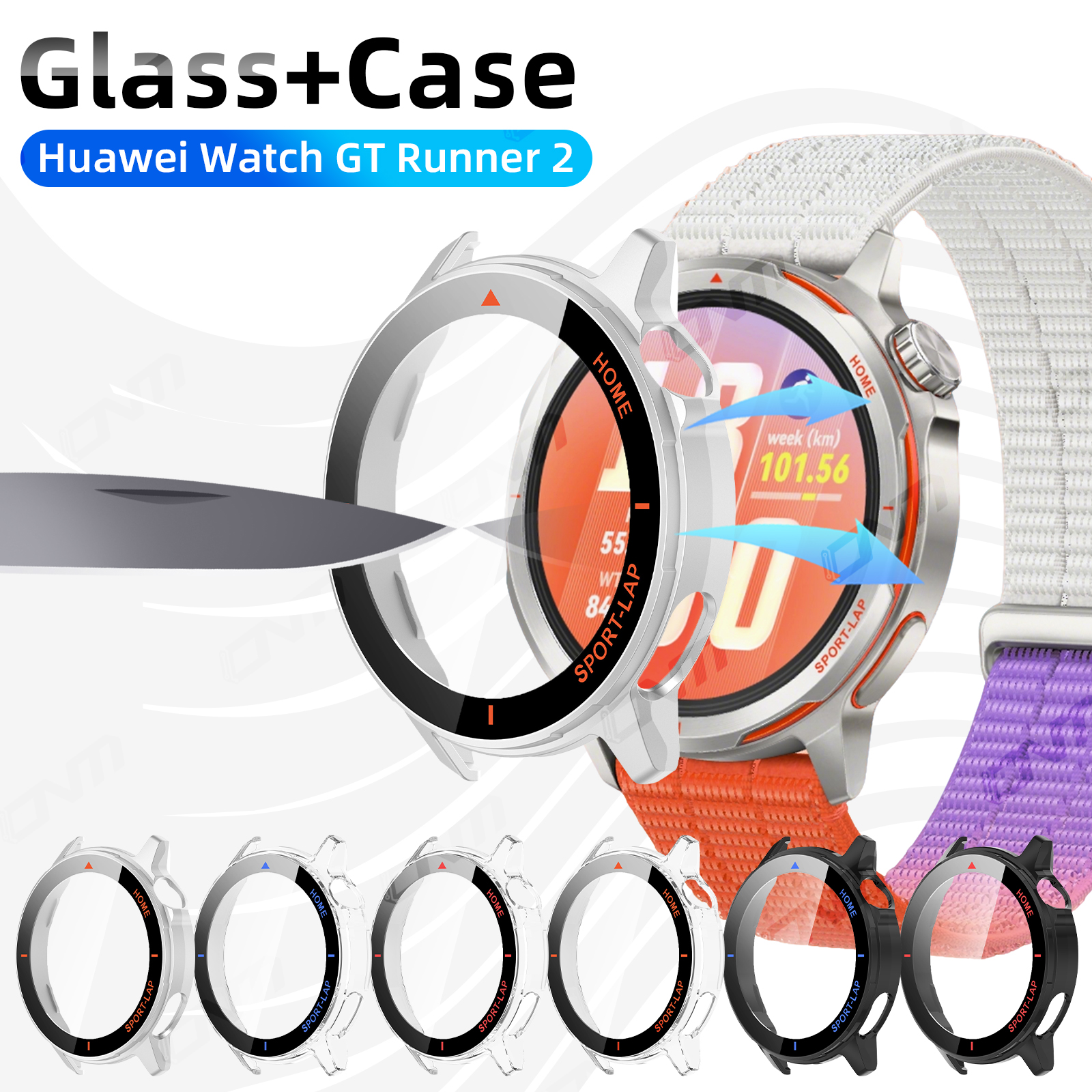 PC Case+Tempered Glass For Hua – Titan Smartwatch Accessories Bewertung und Preis