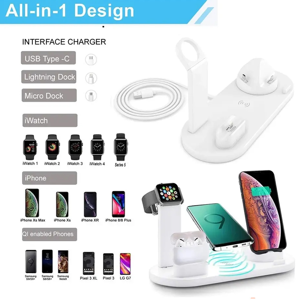 30W 7 in 1 Wireless Charger St – Wireless Charger Watch Bewertung und Preis