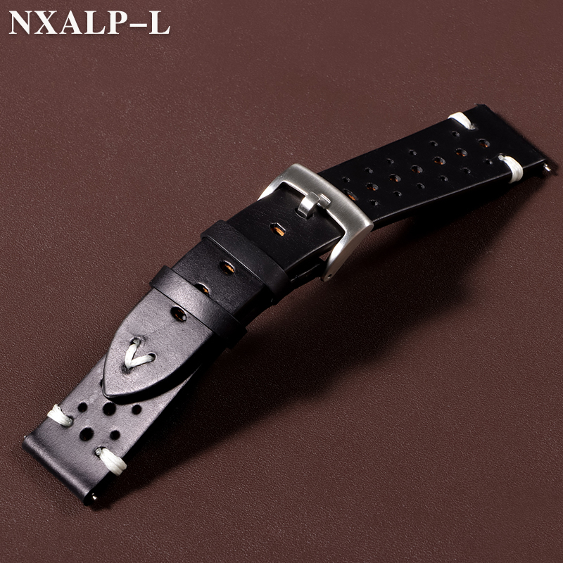 Retro Oil Wax Discoloration Le – Nylon Nato Strap Bewertung und Preis