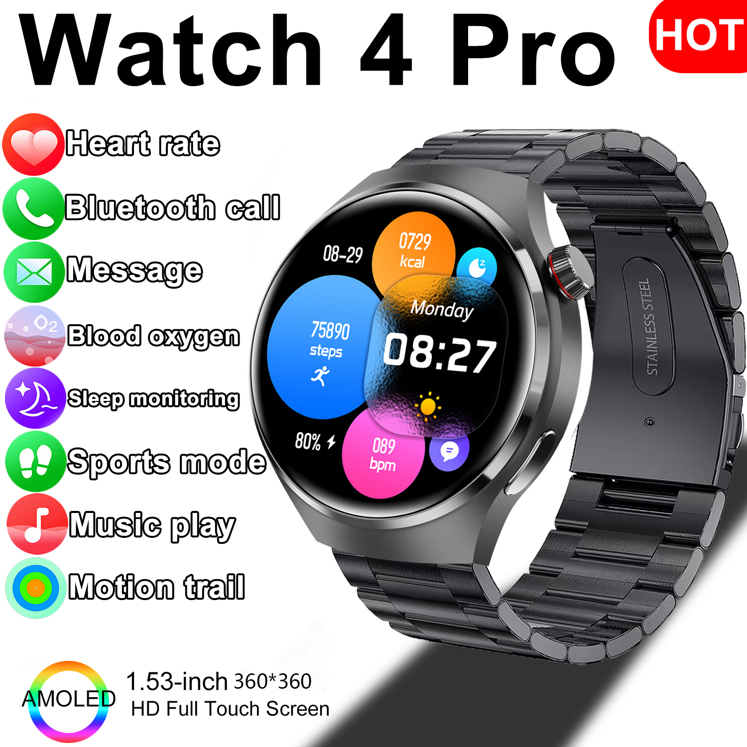 1.52 inch Smart Watch Men Cust – Smartwatch Custom Bewertung und Preis
