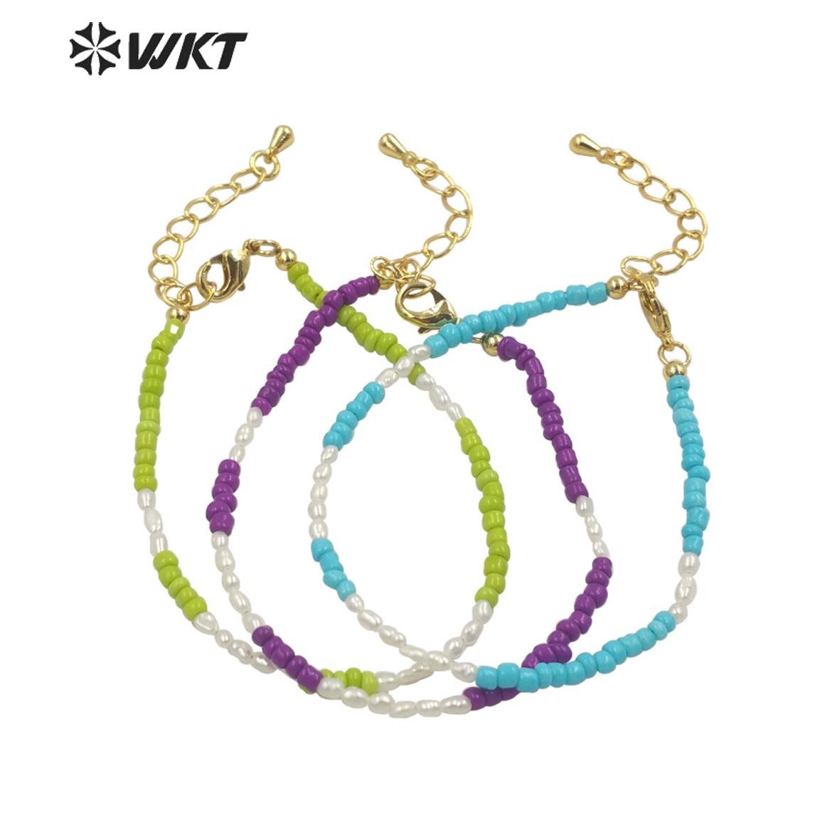 WT-MPB079 Women Elegant Tiny 2 – Ceramic Link Bracelet Bewertung und Preis