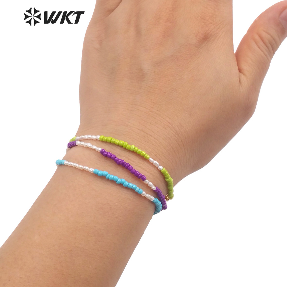 WT-MPB079 Women Elegant Tiny 2 – Ceramic Link Bracelet Bewertung und Preis