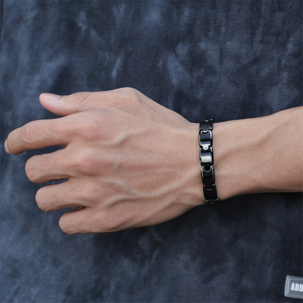 Aradoo Premium Ceramic Hematit – Ceramic Link Bracelet Bewertung und Preis