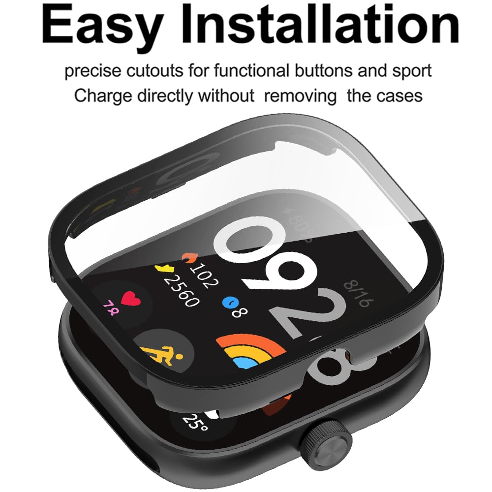 Tempered Glass+Case For Xiaomi – Xiaomi Smartwatch Accessories Bewertung und Preis