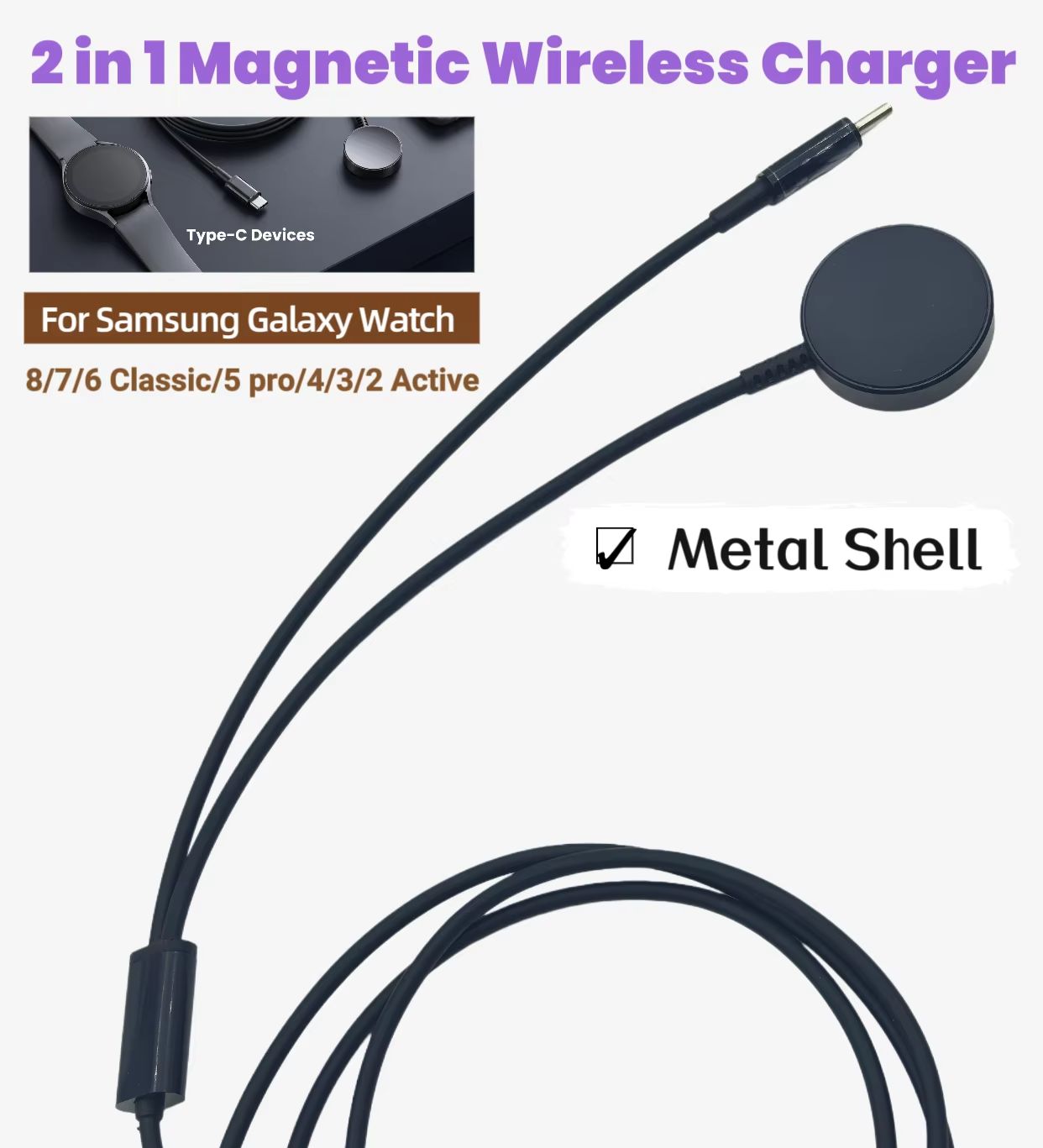 Type-C 2-in-1 Magnetic Wireles – Wireless Charger Watch Bewertung und Preis