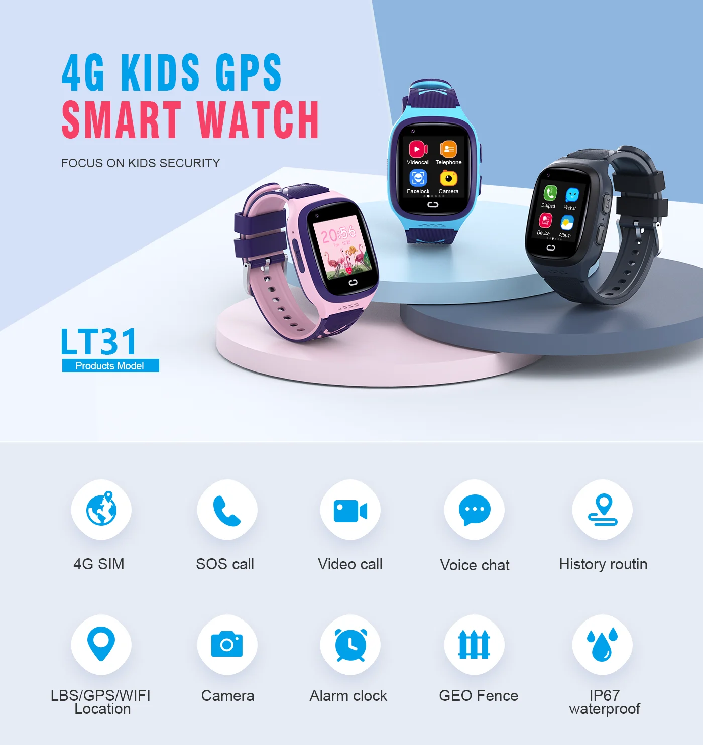 4G Kids Smartwatch SOS Waterpr – Smartwatch Id Bewertung und Preis