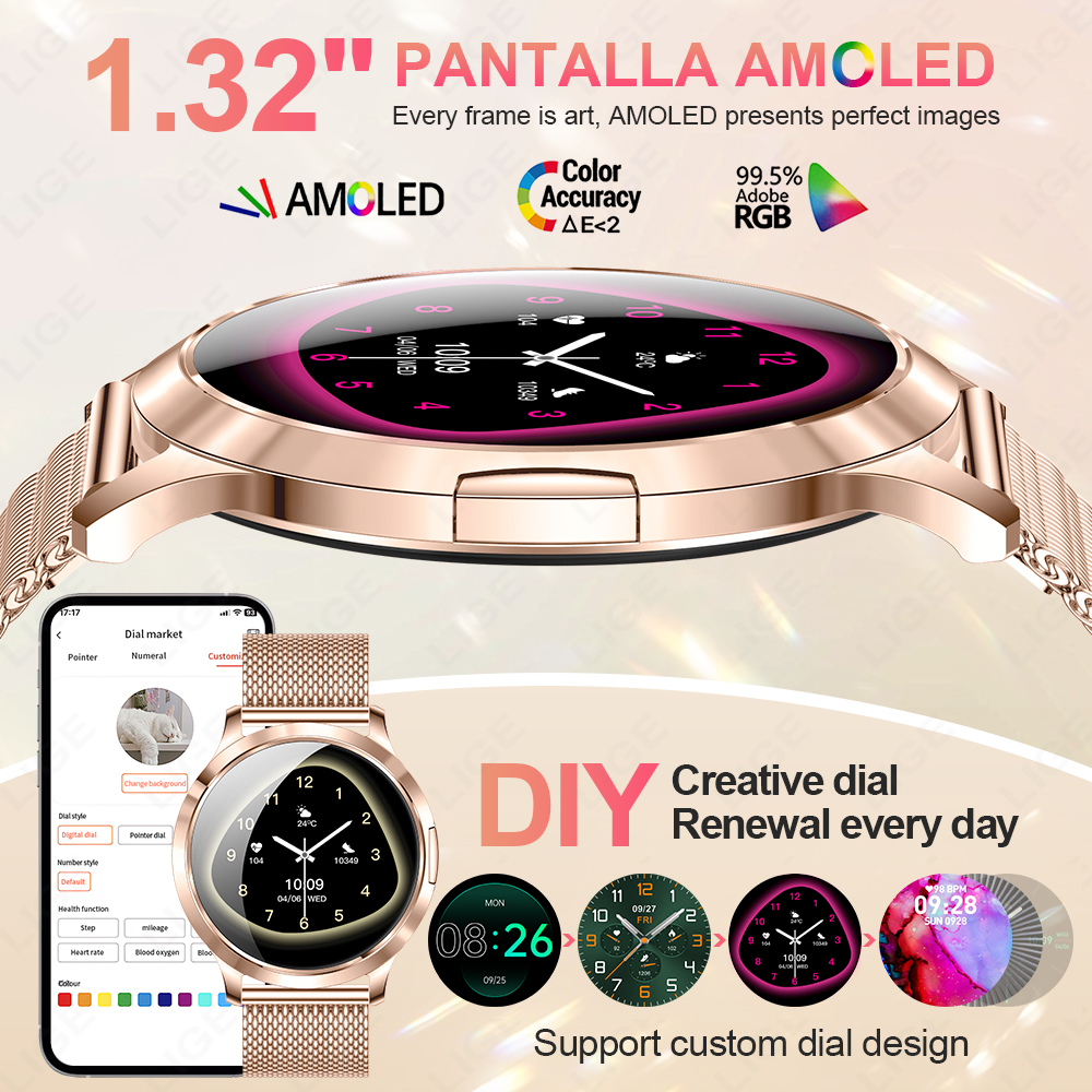 LIGE 2026 New Smart Watch Wome – Smartwatch Custom Bewertung und Preis