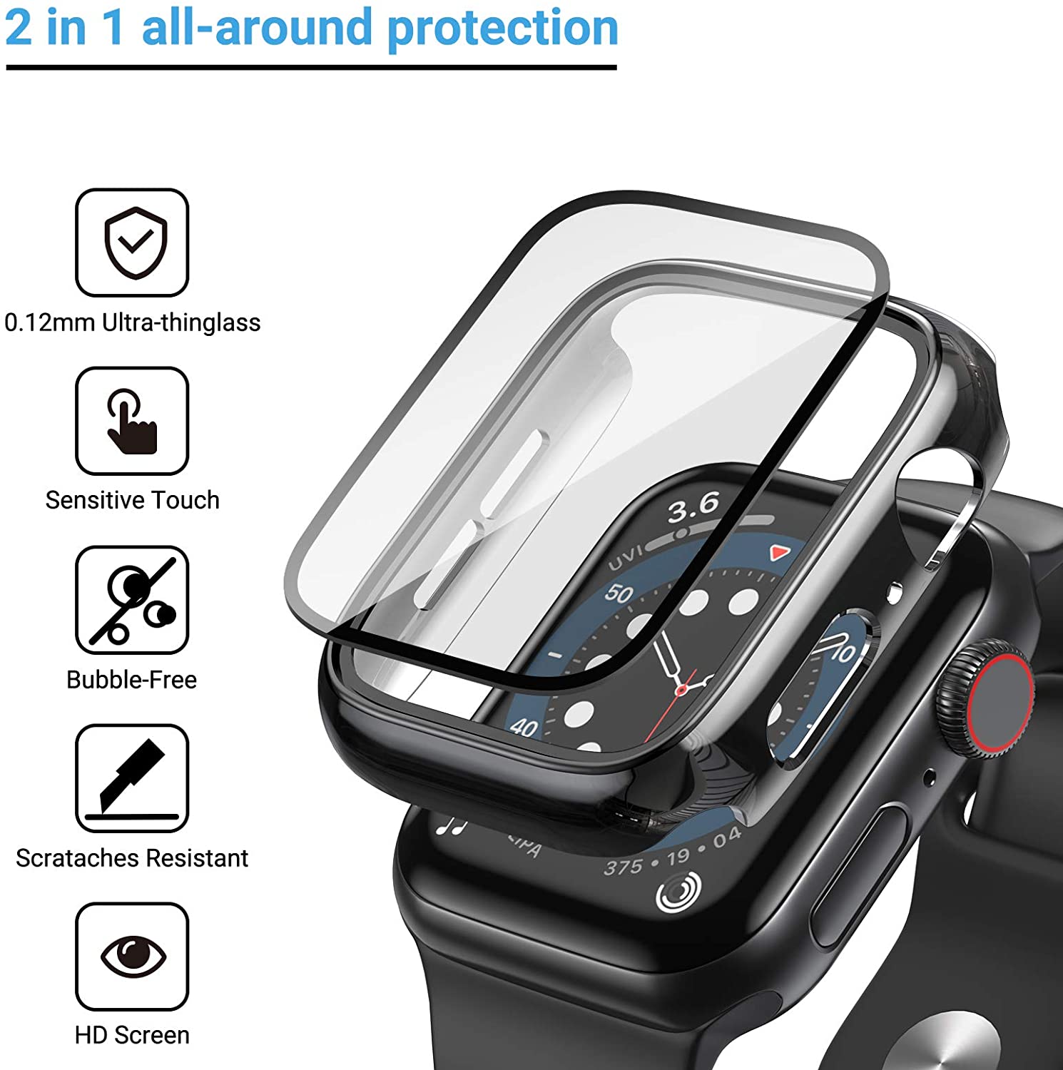 Glass+cover For Apple Watch Ca – Smartwatch Band Accessories Bewertung und Preis