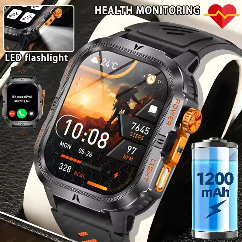 2026 Rugged Military Smart Wat – Smartwatch M Active Bewertung und Preis