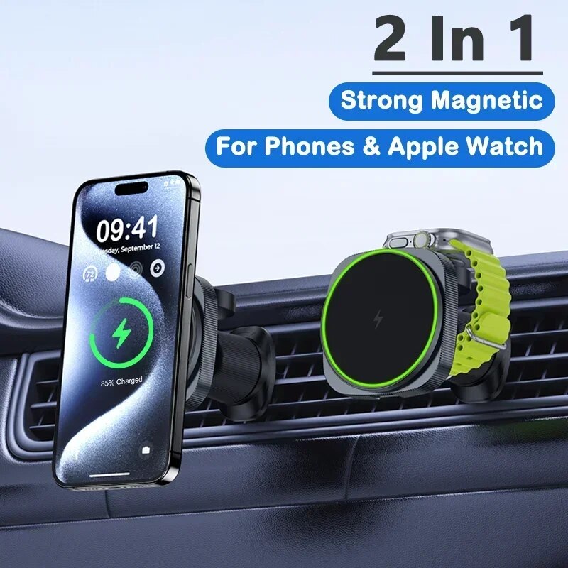 2 IN 1 Magnetic Wireless Car C – Wireless Charger Watch Bewertung und Preis