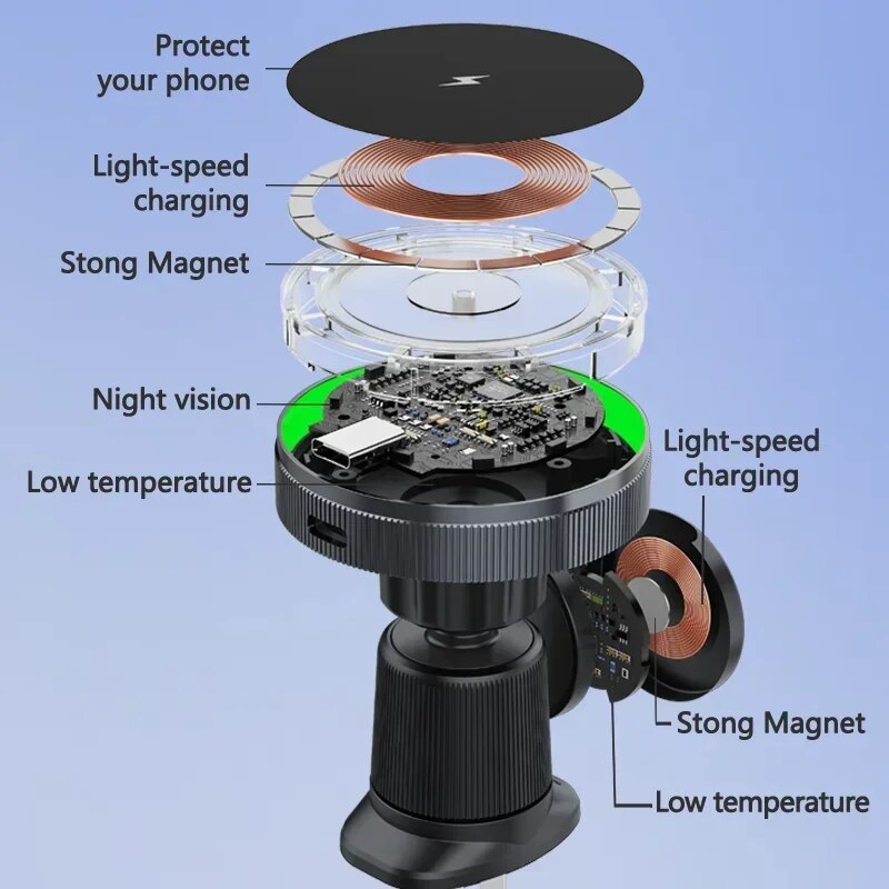 2 IN 1 Magnetic Wireless Car C – Wireless Charger Watch Bewertung und Preis
