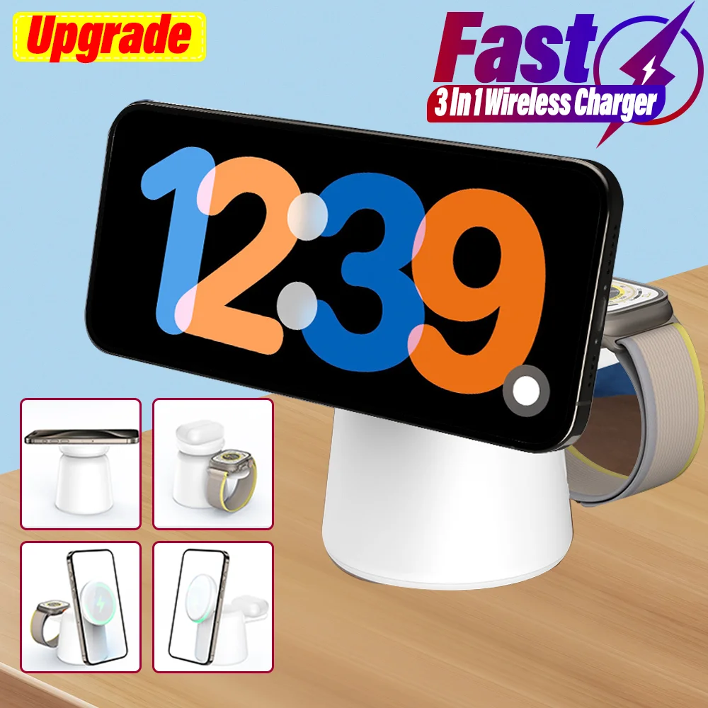 3 in 1 Magnetic Wireless Charg – Wireless Charger Watch Bewertung und Preis