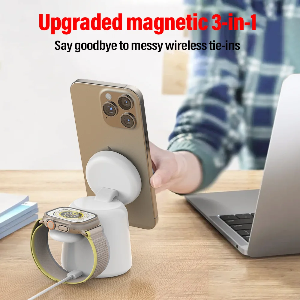 3 in 1 Magnetic Wireless Charg – Wireless Charger Watch Bewertung und Preis