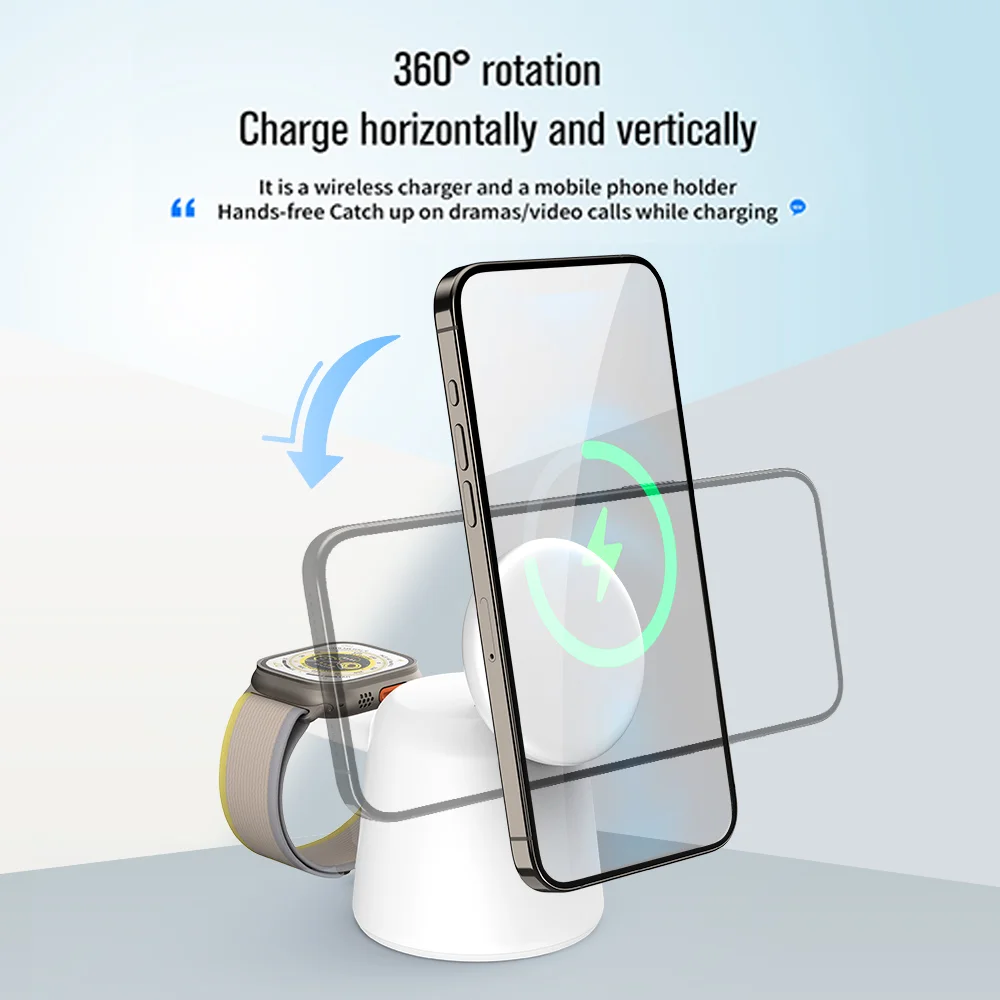 3 in 1 Magnetic Wireless Charg – Wireless Charger Watch Bewertung und Preis
