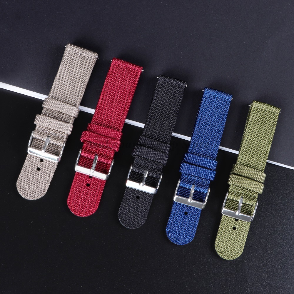 18 20 22 24mm Nylon Canvas Str – Nylon Nato Strap Bewertung und Preis