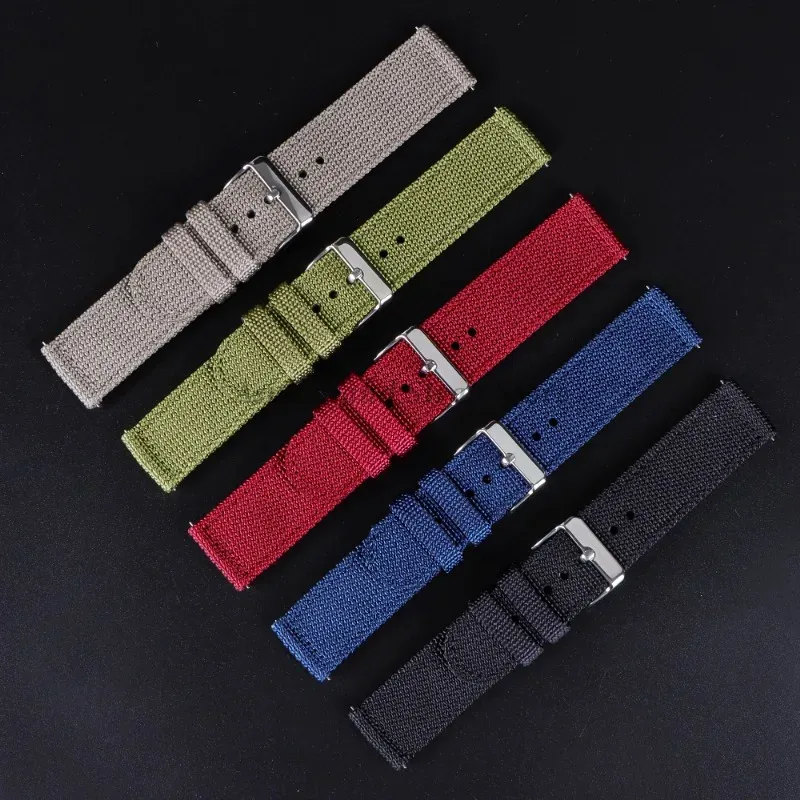 18 20 22 24mm Nylon Canvas Str – Nylon Nato Strap Bewertung und Preis