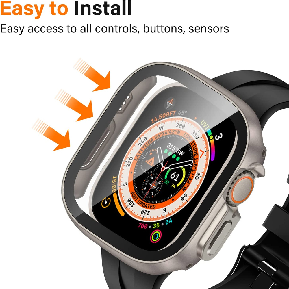 Glass+case For Apple Watch Ult – Smartwatch Band Accessories Bewertung und Preis