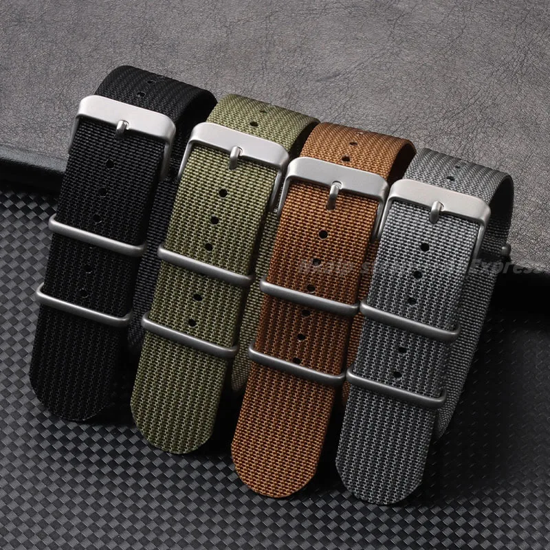 Ribbed Nylon Watch Strap 18mm  – Nylon Nato Strap Bewertung und Preis