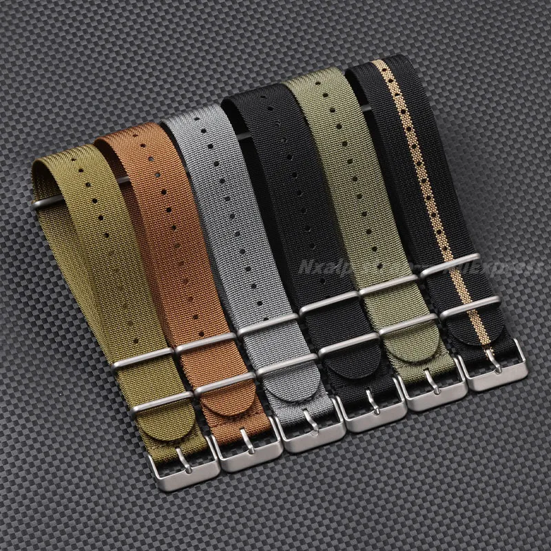Ribbed Nylon Watch Strap 18mm  – Nylon Nato Strap Bewertung und Preis
