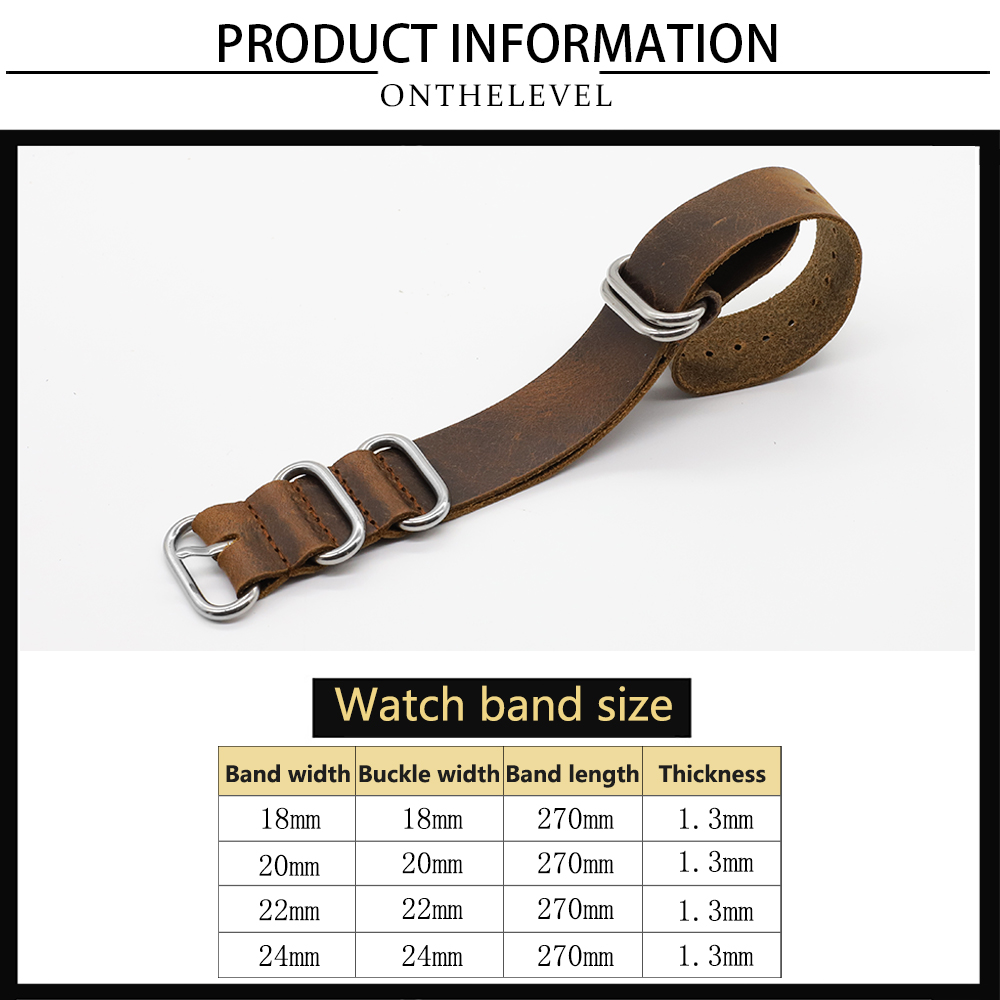 Genuine Leather Watch Band 18m – Nylon Nato Strap Bewertung und Preis