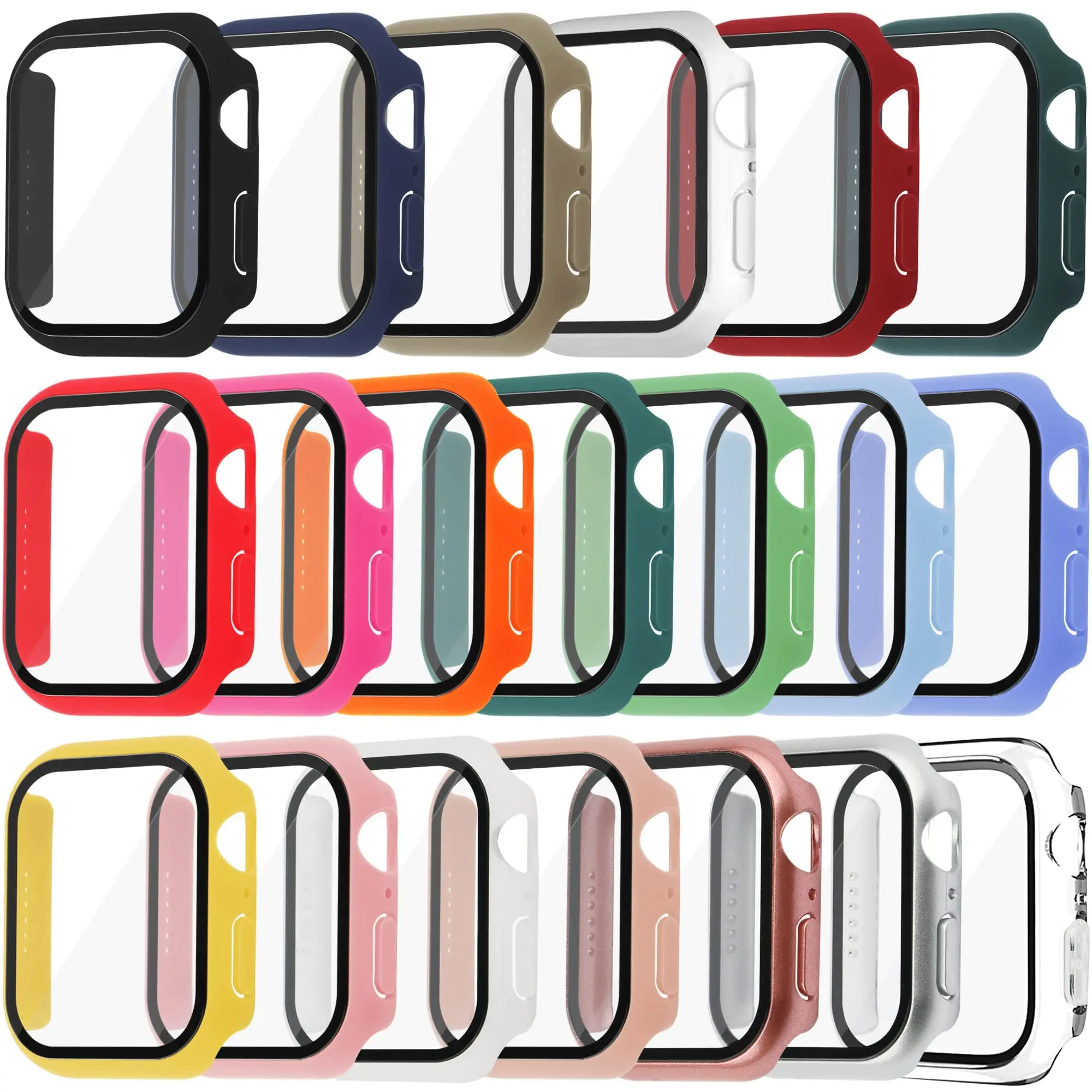 Tempered Glass+Cover For Apple – Xiaomi Smartwatch Accessories Bewertung und Preis