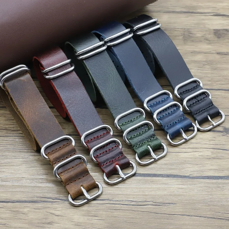 Vintage Genuine Leather Watch  – Nylon Nato Strap Bewertung und Preis