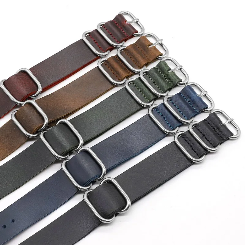 Vintage Genuine Leather Watch  – Nylon Nato Strap Bewertung und Preis
