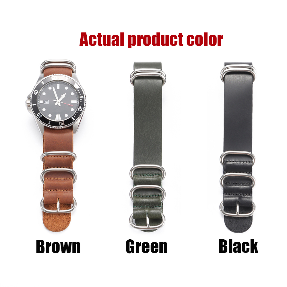 Vintage Genuine Leather Watch  – Nylon Nato Strap Bewertung und Preis