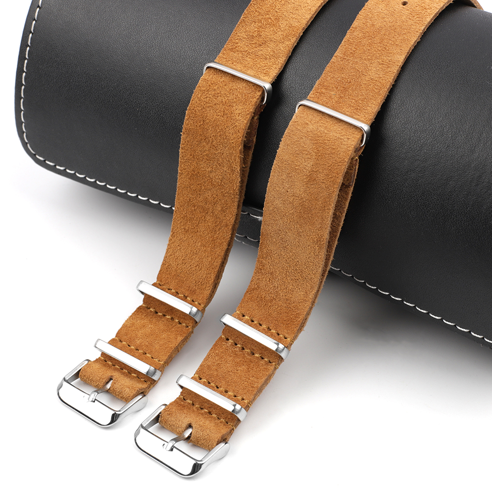 Soft Retro Suede Genuine Leath – Nylon Nato Strap Bewertung und Preis