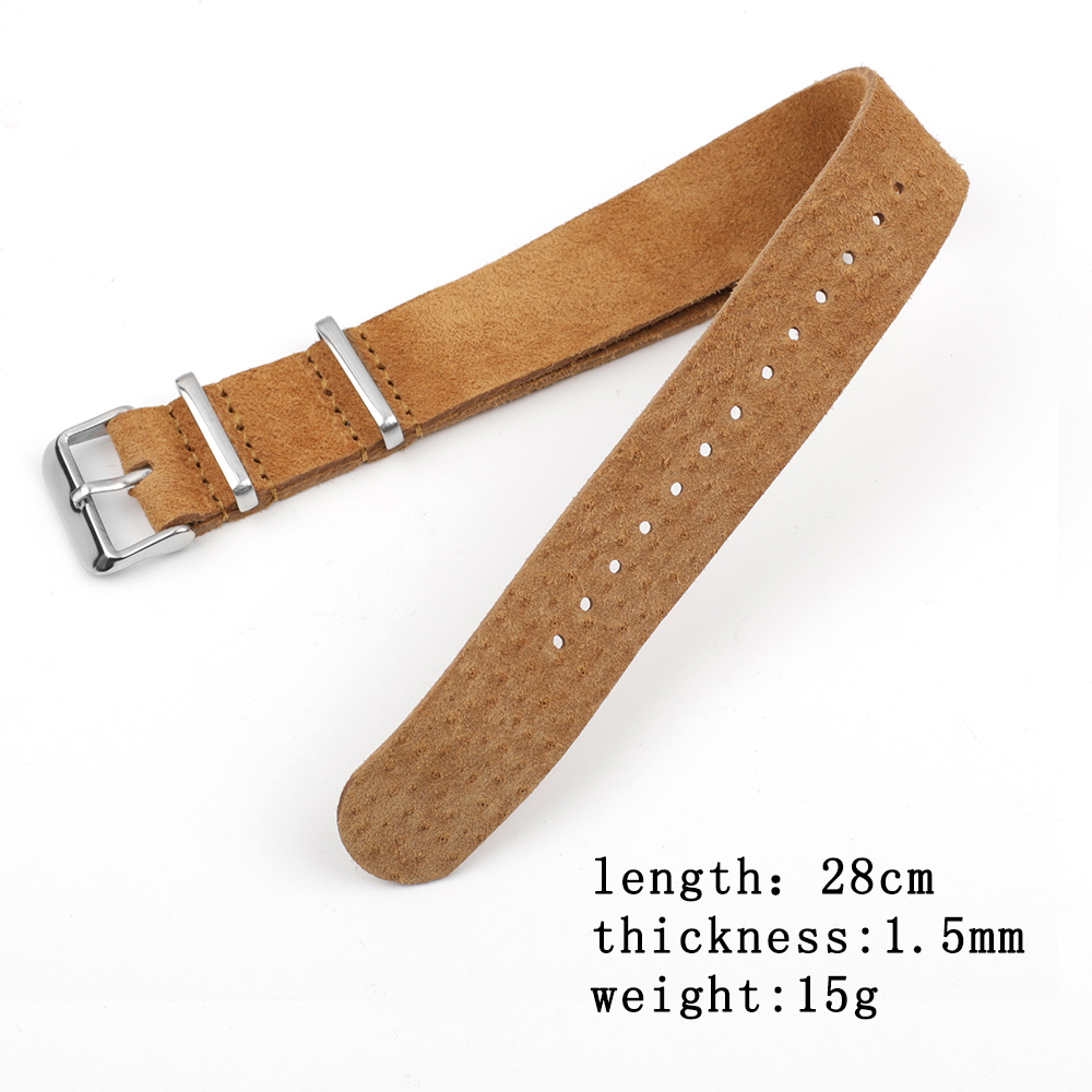 Soft Retro Suede Genuine Leath – Nylon Nato Strap Bewertung und Preis