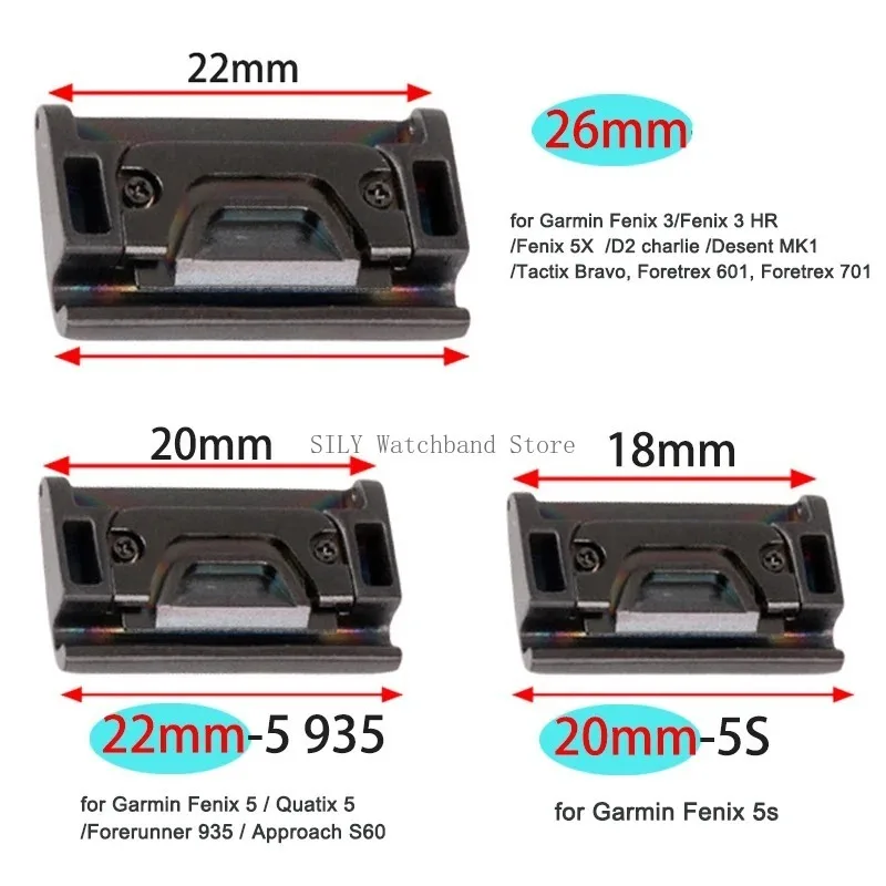 2PCS  Quick-Fit Metal Bands Co – Watch Band Connector Bewertung und Preis