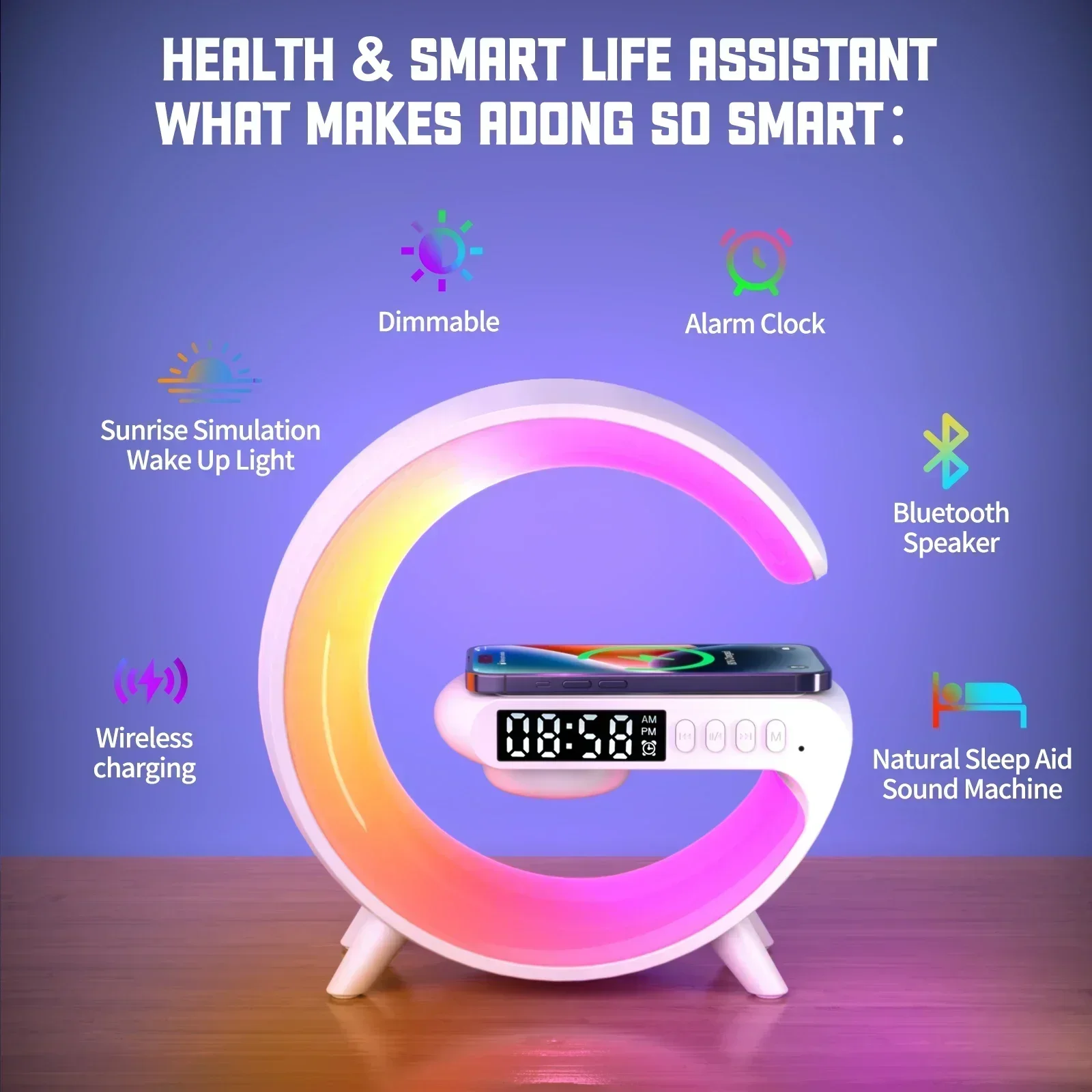 Wireless Charger Stand Pad RGB – Wireless Charger Watch Bewertung und Preis