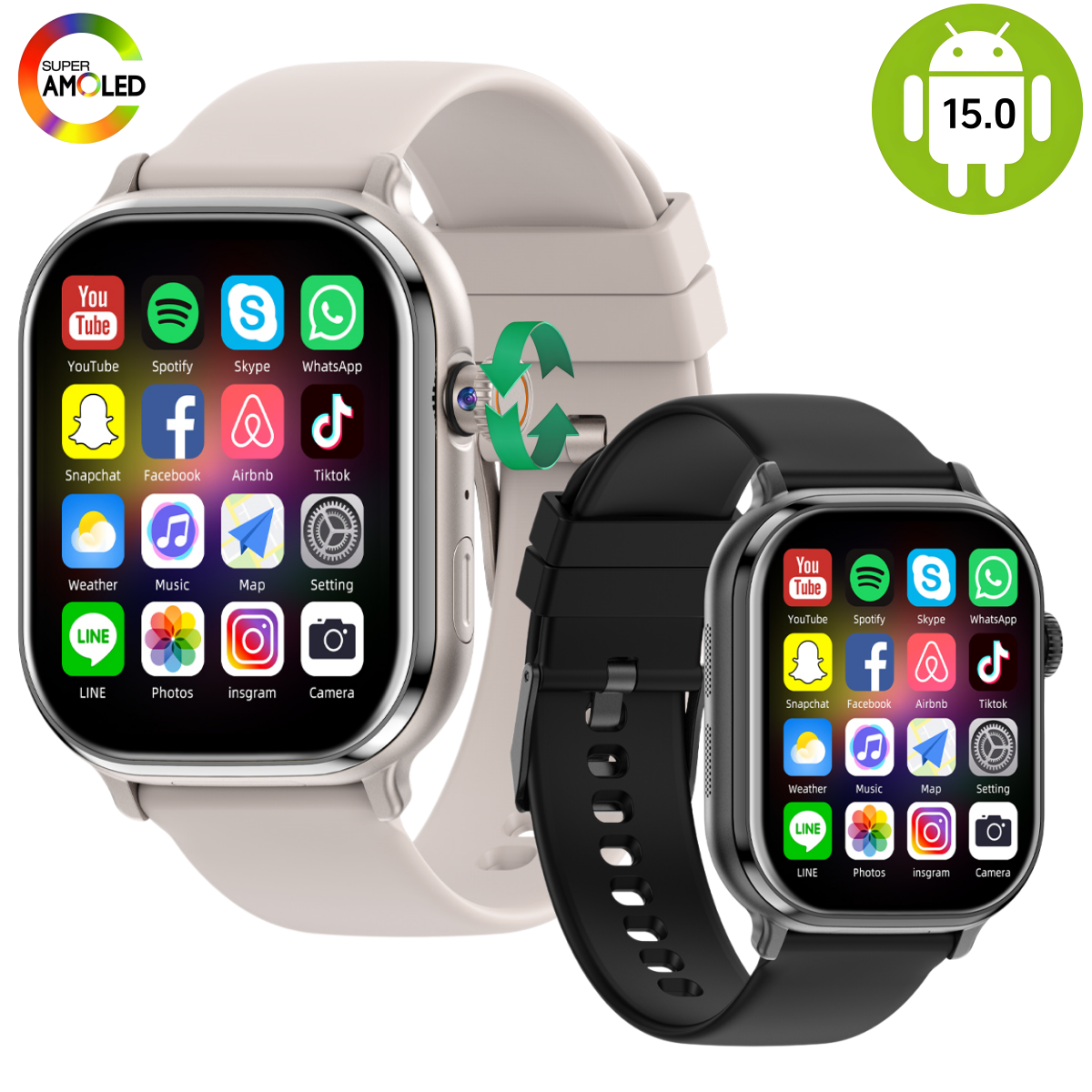 New VP69 2.39inch Amoled Andro – Smartwatch Id Bewertung und Preis